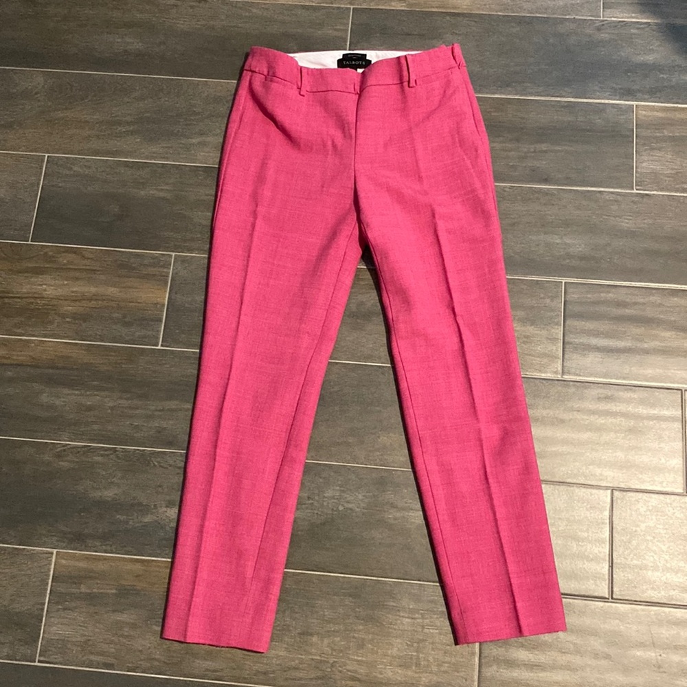 Talbots Pink Slacks Size 2 Ankle